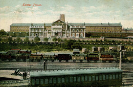 DEVON - EXETER PRISON (and Railway Yards) 1908 Dv2034 - Exeter