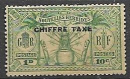 NH Mh * 75 Euros 1925 (stain/dark Gum Toned On 1*1cm) - Segnatasse
