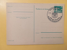 1983 INTERO CARTOLINA POSTALE POSTCARDS FDC GERMANIA DEUTSCHE DDR   OBLITERE' MERSEBURG 1 - Postkaarten - Ongebruikt