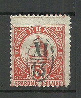 FRANKREICH France Timbre Fiscal Caisse D'Épargne Et De Prevoyance De Paris Epargne Scolaire - Stamps