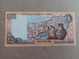 Billete De Chipre De 1 Libra, Año 2004, UNC - Zypern