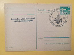 1983 INTERO CARTOLINA POSTALE POSTCARDS FDC GERMANIA DEUTSCHE DDR  OBLITERE' COTTBUS - Postkaarten - Ongebruikt