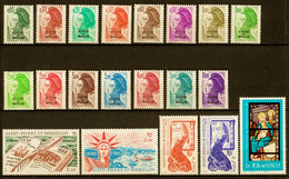 S.P & M. 1986  N° 455 à 474  Neufs**  ANNEE  COMPLETE : 20 Timbres - Années Complètes