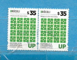 (Us.7) Argentina ° 2016 - Produccion Nacional. BROCOLI.  Oblitérer. - Usati