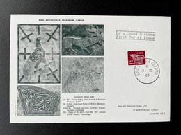 IRELAND EIRE 1969 DEFINITIVES  4P MAXIMUM CARD IERLAND - Tarjetas – Máxima