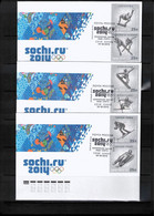 Russia 2012 Olympic Games Sochi Winter Sports FDC - Invierno 2014: Sotchi