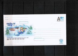 Russia 2014 Olympic Games Sochi Bob Interesting Postal Stationery Letter - Winter 2014: Sotschi