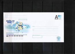 Russia 2014 Olympic Games Sochi Figure Skating Interesting Postal Stationery Letter - Hiver 2014: Sotchi