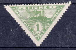 Fiume 1919 Newspaper Stamps Sassone#5 Michel#96 Mint Hinged - Fiume