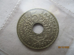 Indochine: 5 Centimes 1938 - Frans-Indochina