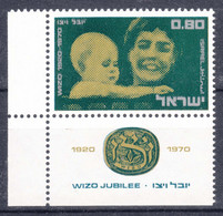 Israel 1970 Mi#489 Mint Never Hinged - Nuevos (con Tab)