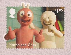 GB 2022 QE2 £1.85 Aardman Classics ' Morph & Chas ' Umm SG 4728 ( C413 ) - Nuovi