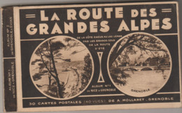 LA ROUTE DES GRANDES ALPES - Album De 30 Cartes Postales (40 Vues) - Altri