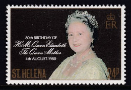 St Helena 1980 Queen Mother Sc 341 Mint Never Hinged - Sainte-Hélène