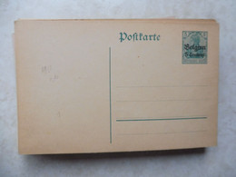 Entier Postale Entiers Postaux Occupation Allemande 1   1914/1918 - Occupazione Tedesca