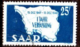 Sarre-179- Original Values Issued In 1948 (o) Used - Quality In Your Opinion. - Andere & Zonder Classificatie