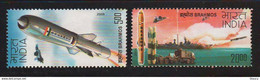 India 2008 Brahmos Missle 10th Anniv. Supersonic Cruise Missile Fighter Plane 2v Stamp SET MNH - Other & Unclassified