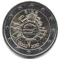 2012 - Irlanda 2 Euro Decennale        ---- - Ierland