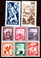 Sarre-185- Original Values Issued In 1949-50 (++) MNH - Quality In Your Opinion. - Otros & Sin Clasificación