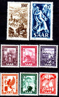 Sarre-186- Original Values Issued In 1949-50 (++/+) MNH/LH - Quality In Your Opinion. - Andere & Zonder Classificatie