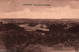 CPA - CANTELEU - Panorama Sur Rouen - Edition Lenormand - Canteleu