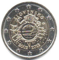 2012 - Slovacchia 2 Euro Decennale        ---- - Slovaquie