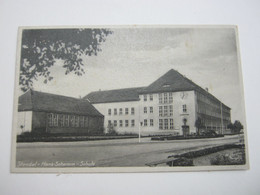 STENDAL , Schule, Schöne   Karte Um 1943 - Stendal