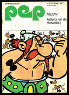 1971 - PEP - N° 16  - Weekblad - Inhoud: Scan 2 Zien - ASTERIX. - Pep