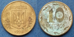 UKRAINE - 10 Kopiyok 1992 KM# 1.1a Reform Coinage (1996) - Edelweiss Coins - Ucraina