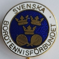 Svenska Bordtennisförbundet Sweden Table Tennis Association Federation Union   PINS A11/3 - Tennis De Table