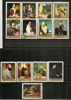 TABLEAUX DE MAÎTRES: Beau Lot De 13 Timbres Oblitérés, El Greco, Goya, Núñez, Etc. 1 ère Qualité - Vrac (max 999 Timbres)