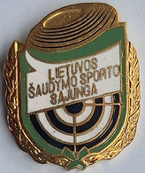 Lietuvos šaudymo Sporto Sąjunga Lithuania Shooting Archery Association Federation Union   PINS A11/3 - Tiro Al Arco