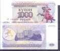 1994. Transnistria, 1000 Rub, P-23, UNC - Moldavie