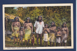 CPA Panama Non Circulé Types Ethnic Indians Nude Nu Féminin - Panama