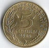 Pièce De Monnaie 5 Centimes Marianne 1984 - 5 Centimes