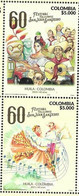 COLOMBIA, 2021, MNH, MUSIC, FESTIVALS, FOLKLORE FESTIVAL OF SAN JUAN SAN PEDRO, COSTUMES, GUITARS, DANCING, 2v - Carnival