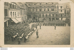 60) NOYON : Carte-Photo Manifestation Militaire - Visite Du Président Poincarré - Parade Militaire - Noyon