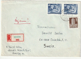 Ungheria Raccomandata Spedita Da Mosdos 1969? Per La Svizzera - Lettres & Documents
