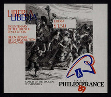 Liberia 1989 - Bicentenaire De La Révolution Française - Liberia