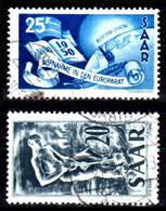 Sarre-192- Original Values Issued In 1950 (o) Used - Quality In Your Opinion. - Andere & Zonder Classificatie