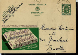 Publibel Obl. N° 200 ( Chocolat ARISTO De Jacques) Obl. TOURNAI 20/01/1936 - Publibels