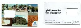 Tunisia - Tunisie - SIM Card- Tunisie Telecom- Desert- Colosseum- Camels- Used- Excellent - Tunesien