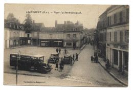 LIANCOURT PLACE DE LA ROCHEFOUCAULD Bus 1937y   E687 - Liancourt