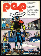 1971 - PEP - N° 19  - Weekblad - Inhoud: Scan 2 Zien - LUCKY LUKE. - Pep