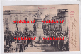 AA842 - Terranova Sicilia - Gela - Piazza Umberto I Già Del Duomo - F.p. Vg. 1904 - Gela