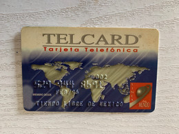Mexico - Rare Personalized Phonecard Telmex - Mexique