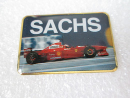 RARE   PIN'S    FORMULE 1  FERRARI  M SHUMACHER   SACHS - Ferrari