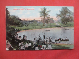 Bathing Scene Hamilton Park.   Waterbury Connecticut  Ref 5821 - Waterbury