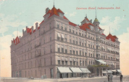 2065 – Indianapolis Indiana – Denison Hotel – Little Animation – Postmark 1912 – By Hoover-Watson No. 44 – 2 Scans - Indianapolis