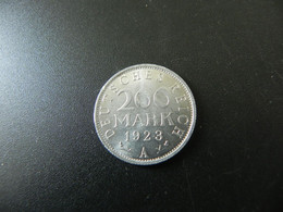 Deutschland 200 Mark 1923 A - 200 & 500 Mark